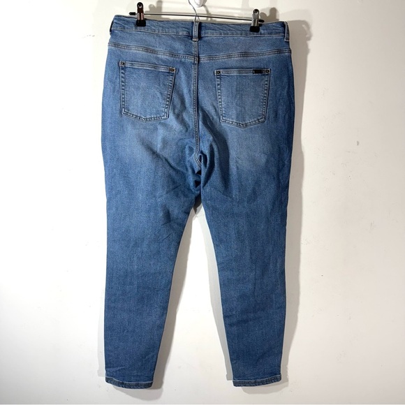 Hue Flannel Lined Denim Leggings NWT Sz 16 - Picture 8 of 16